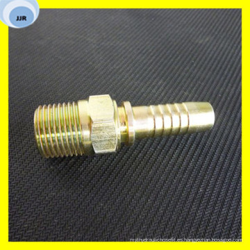 Straight Male BSPT Hydraulic Hose End